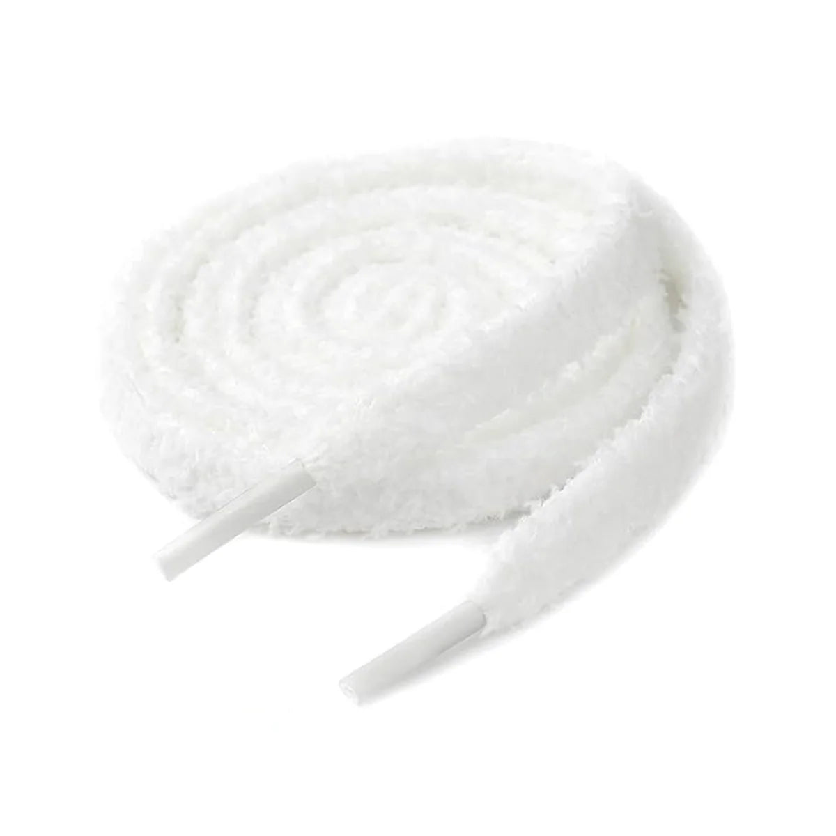 Fluffy Laces White