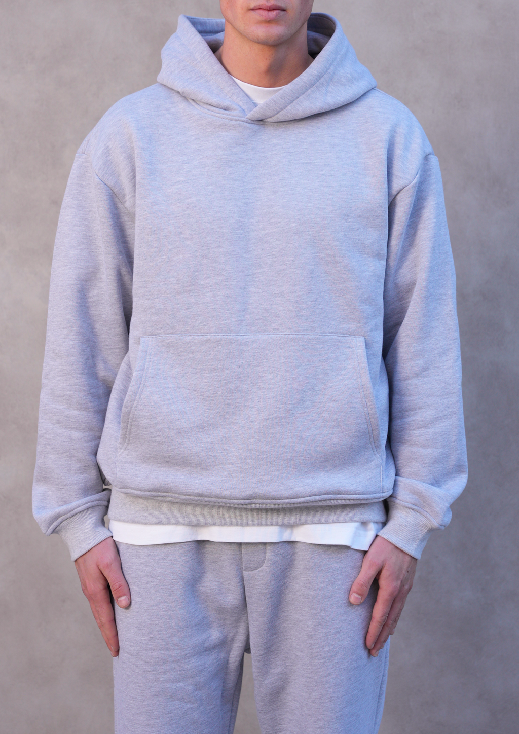 The Selso Comfort Hoodie Light Grey